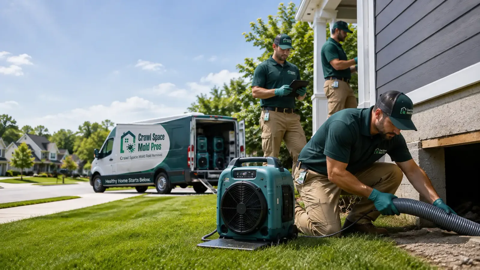 Crawl Space Mold Removal in Omaha, AR
